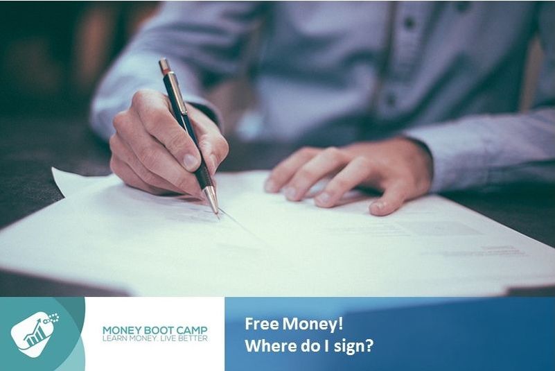 Free Money! Where do I sign?